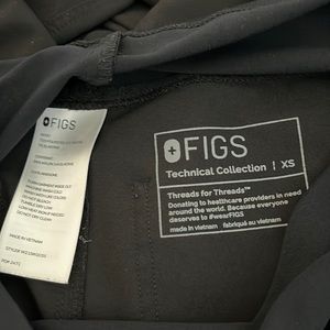 Lightly worn black maternity Figs scrub pants